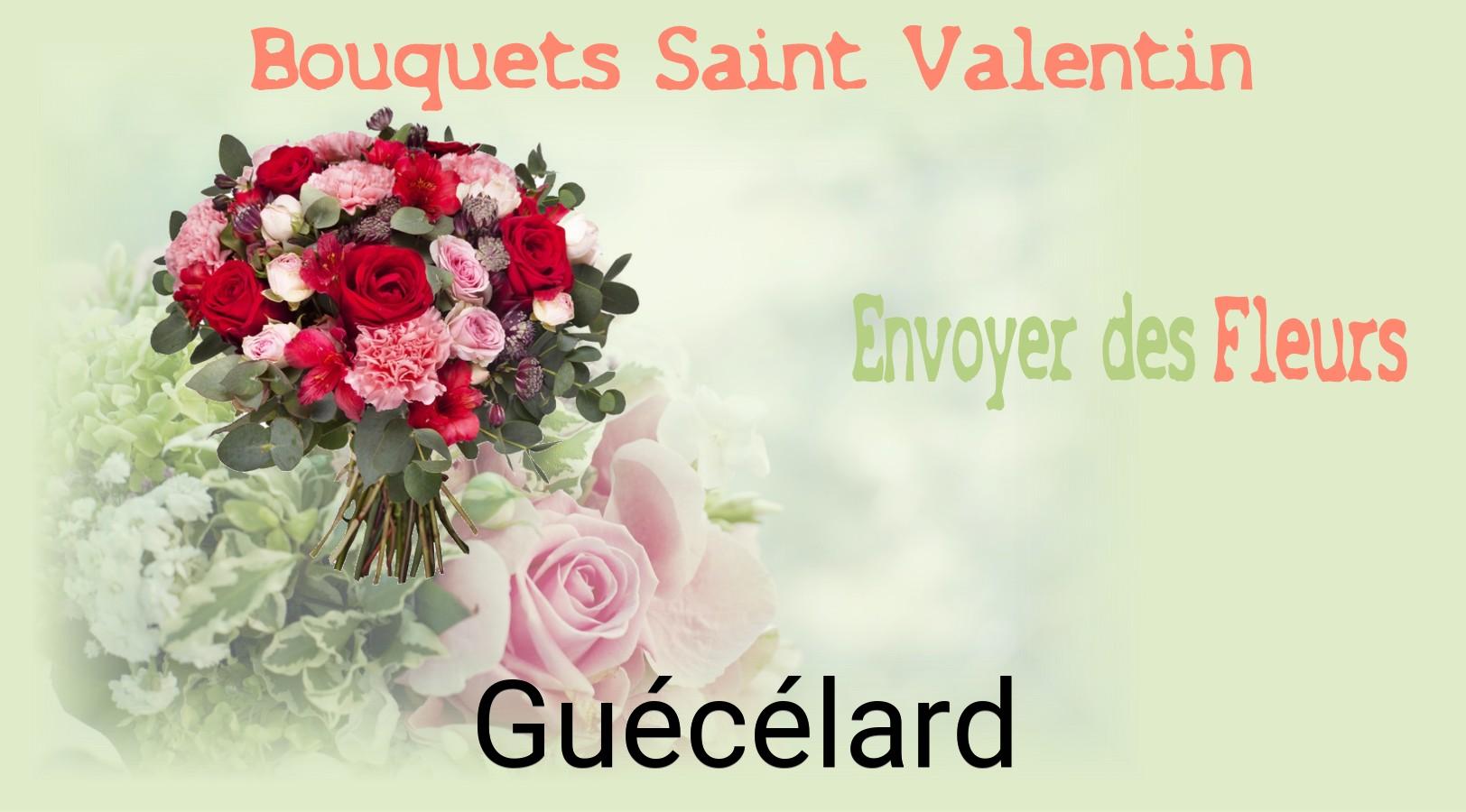 Roses de Saint-Valentin livrées à Guécélard